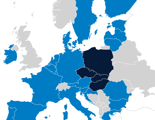Europe map